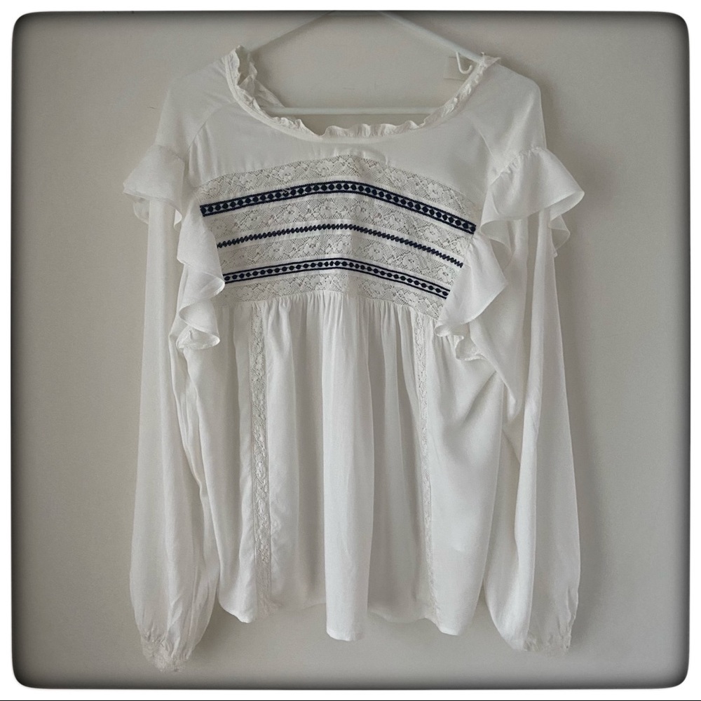 VINTAGE Embroidered Blouse